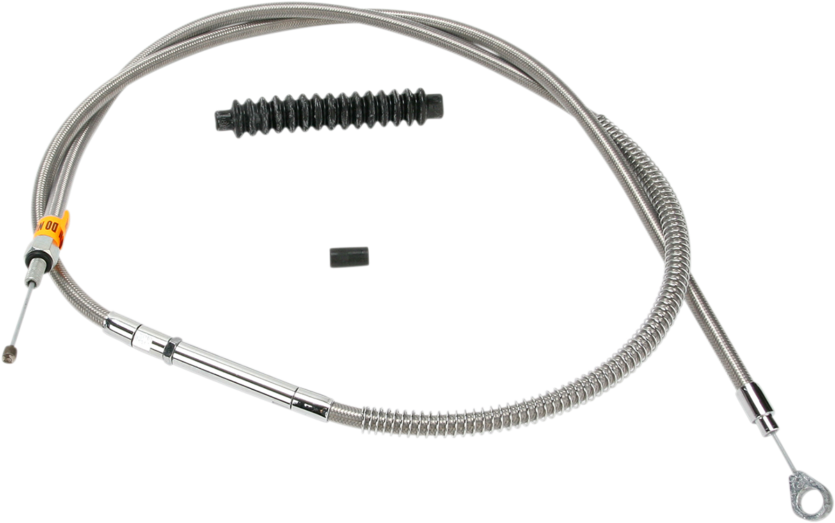 BARNETT High-Efficiency Stainless Steel Clutch Cable for Harley-Davidson - Standard / Dyna/Softail 0652-0523