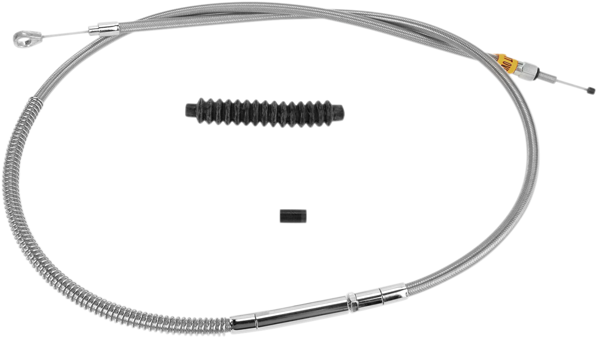 BARNETT High-Efficiency Stainless Steel Clutch Cable for Harley-Davidson - Standard / Softail/FXR 0652-0542
