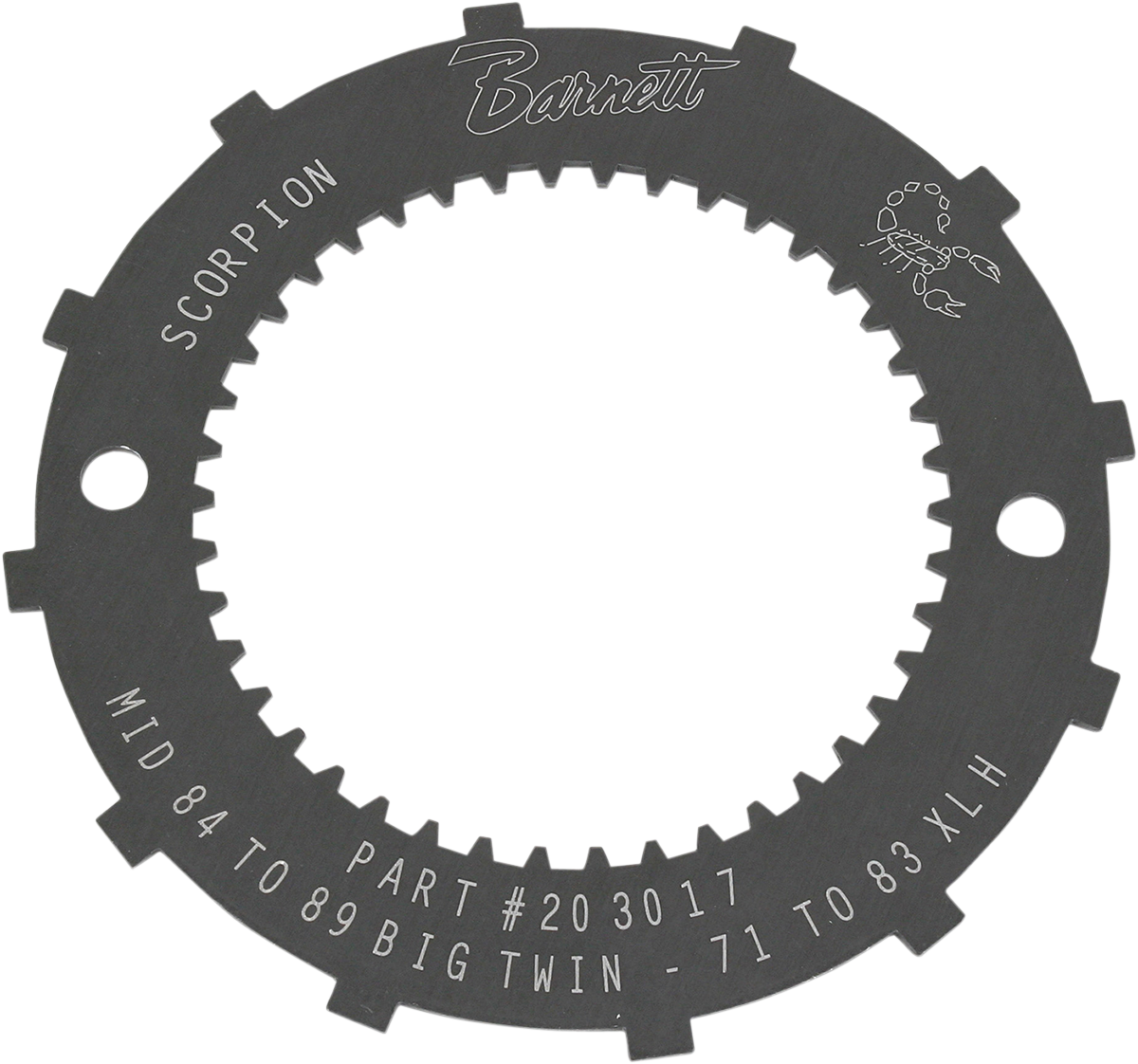 BARNETT Lock Plate - Clutch Basket / Scorpion / '71-'83 XL/'86-'89 FXR/Softail/Touring 3803-0009