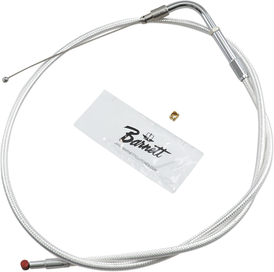 BARNETT Platinum Series Throttle Cable - +3" / Dyna/Softail/FXR 0650-0510