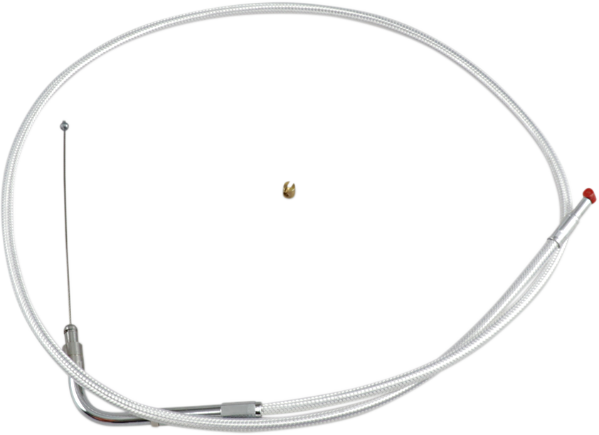BARNETT Platinum Series Throttle Cable - +6" / Dyna/Softail/FXR 0650-0511
