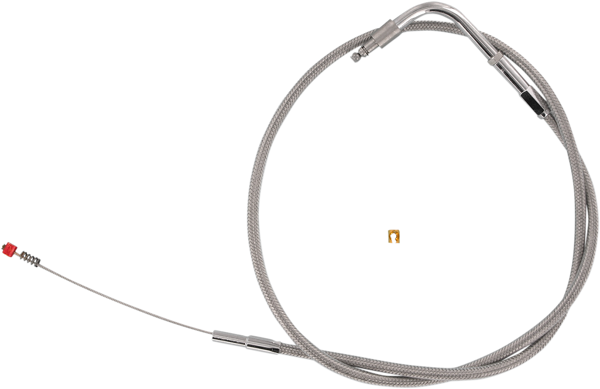 BARNETT Stainless Steel Idle Cable - '01-'15 Softail DS-223599