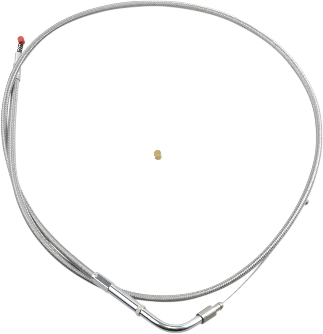 BARNETT Stainless Steel Idle Cable - '02-'07 FLH DS-223572