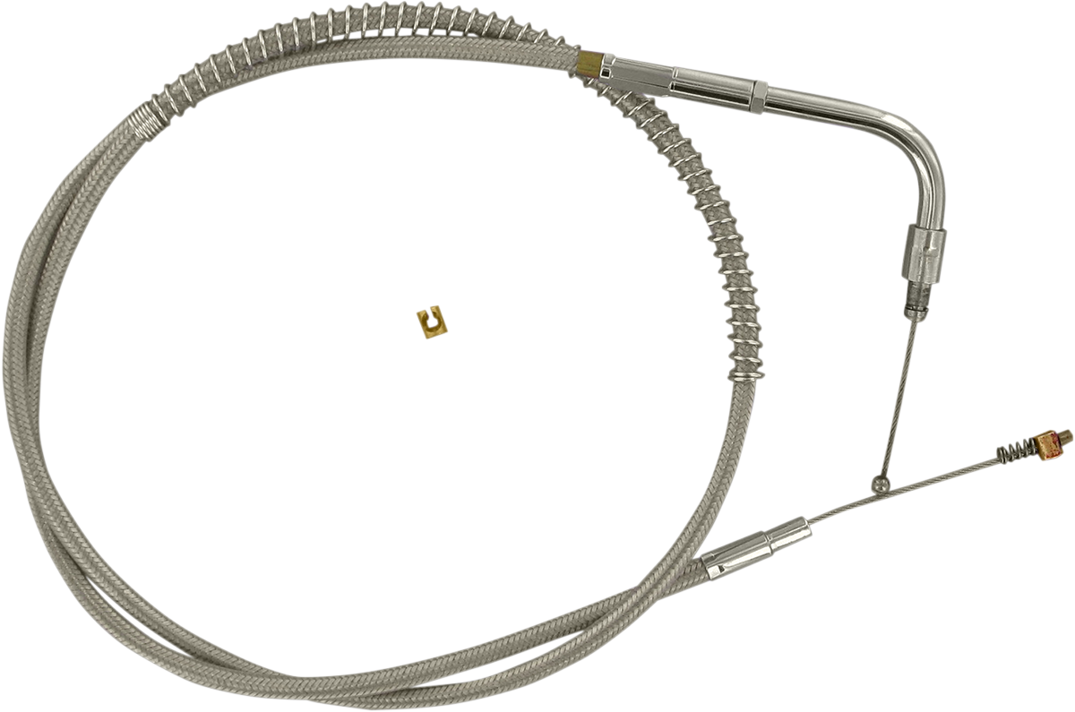 BARNETT Stainless Steel Idle Cable - +6" / '06-'17 Dyna 0651-0271