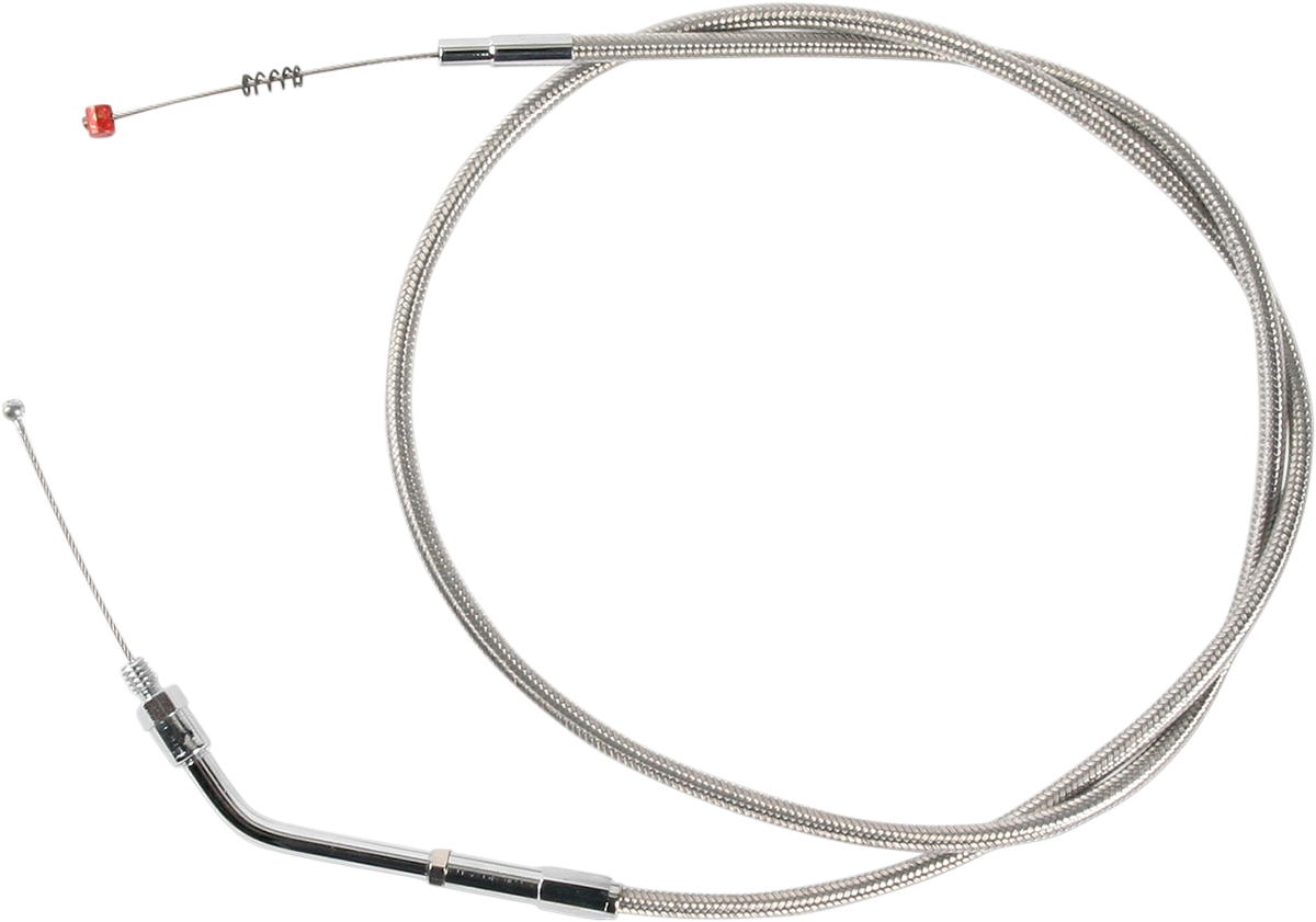 BARNETT Stainless Steel Idle Cable - +6" / '88-'95 Sportster DS-224040