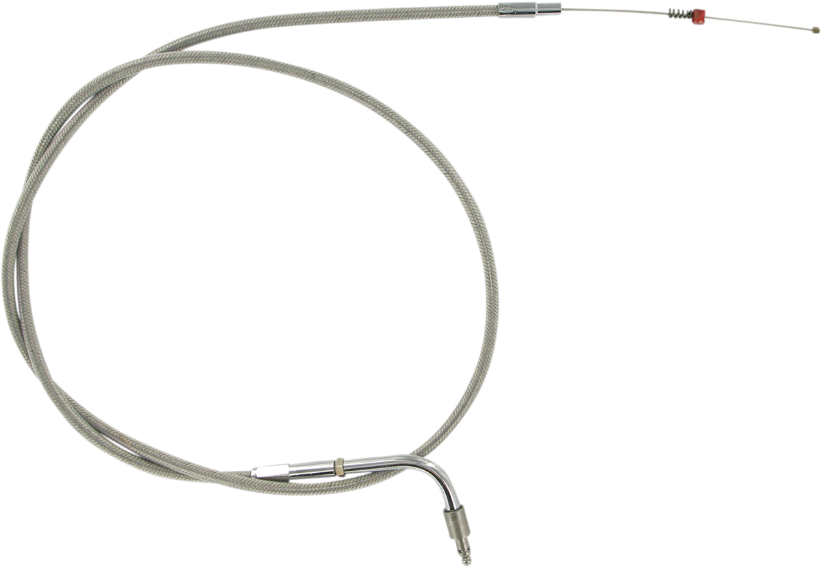 BARNETT Stainless Steel Idle Cable - +6" / '96-'00 Softail DS-224024