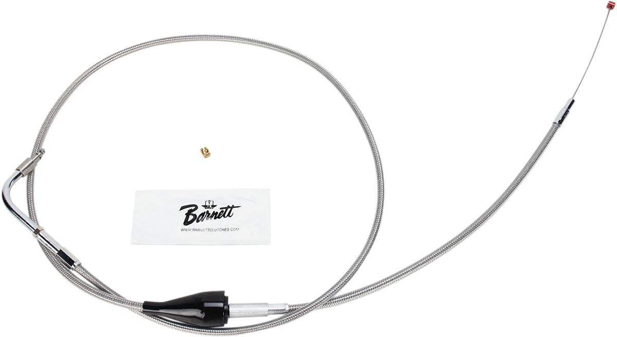 BARNETT Stainless Steel Idle Cable - +6" / '96-'01 Touring 0651-0532
