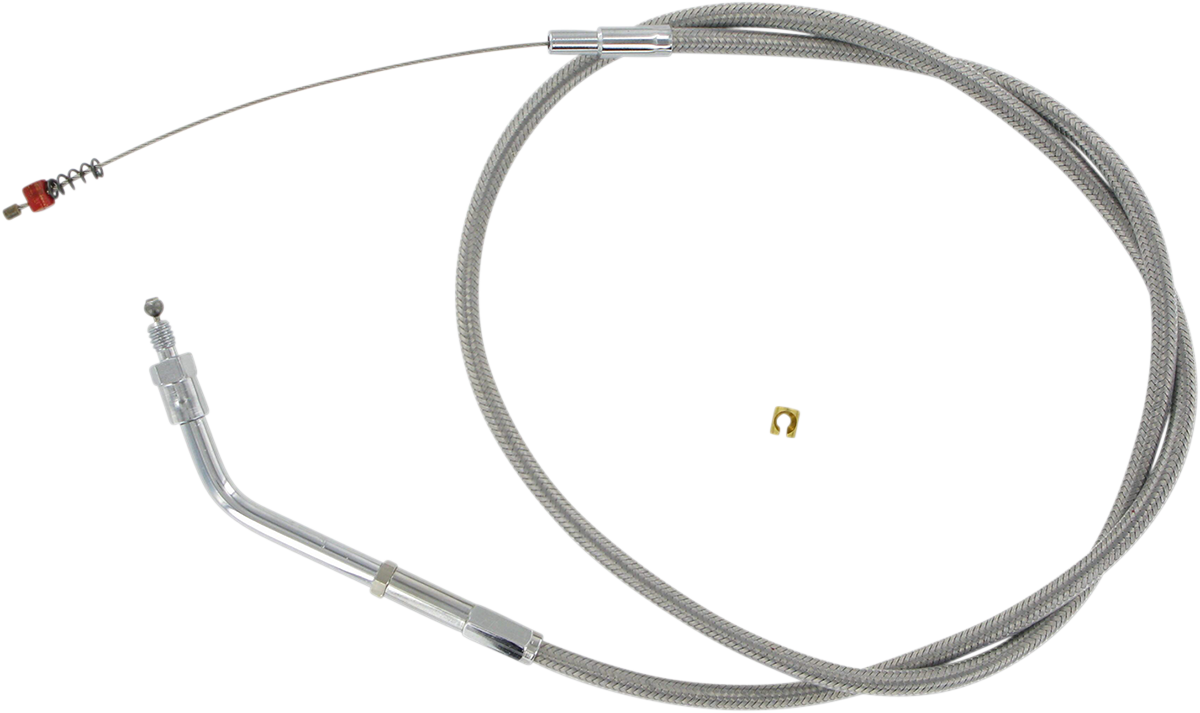 BARNETT Stainless Steel Idle Cable - '88-'95 Sportster DS-224039