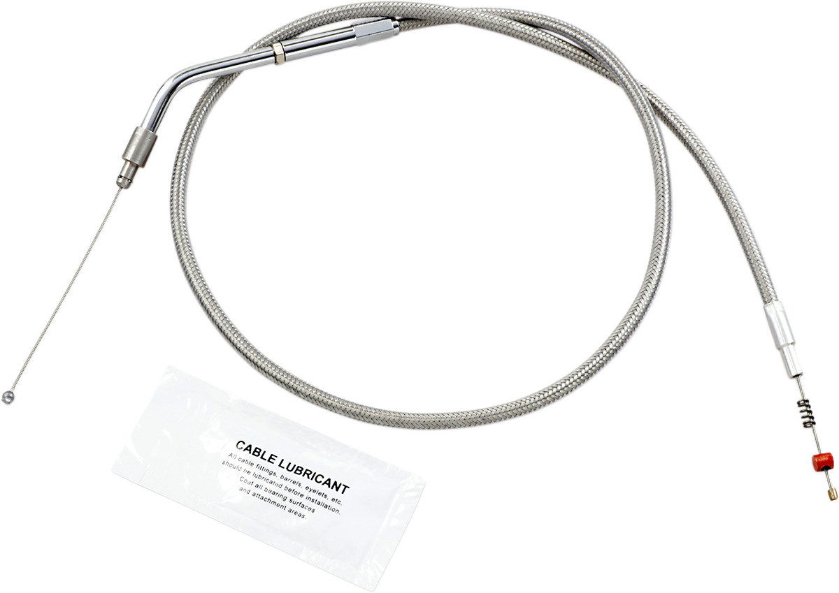 BARNETT Stainless Steel Idle Cable - '96-'06 Sportster DS223419