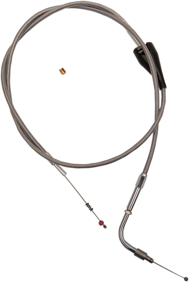 BARNETT Stainless Steel Idle Cable - Cruise / +3" / '02-'07 FLH DS-223576