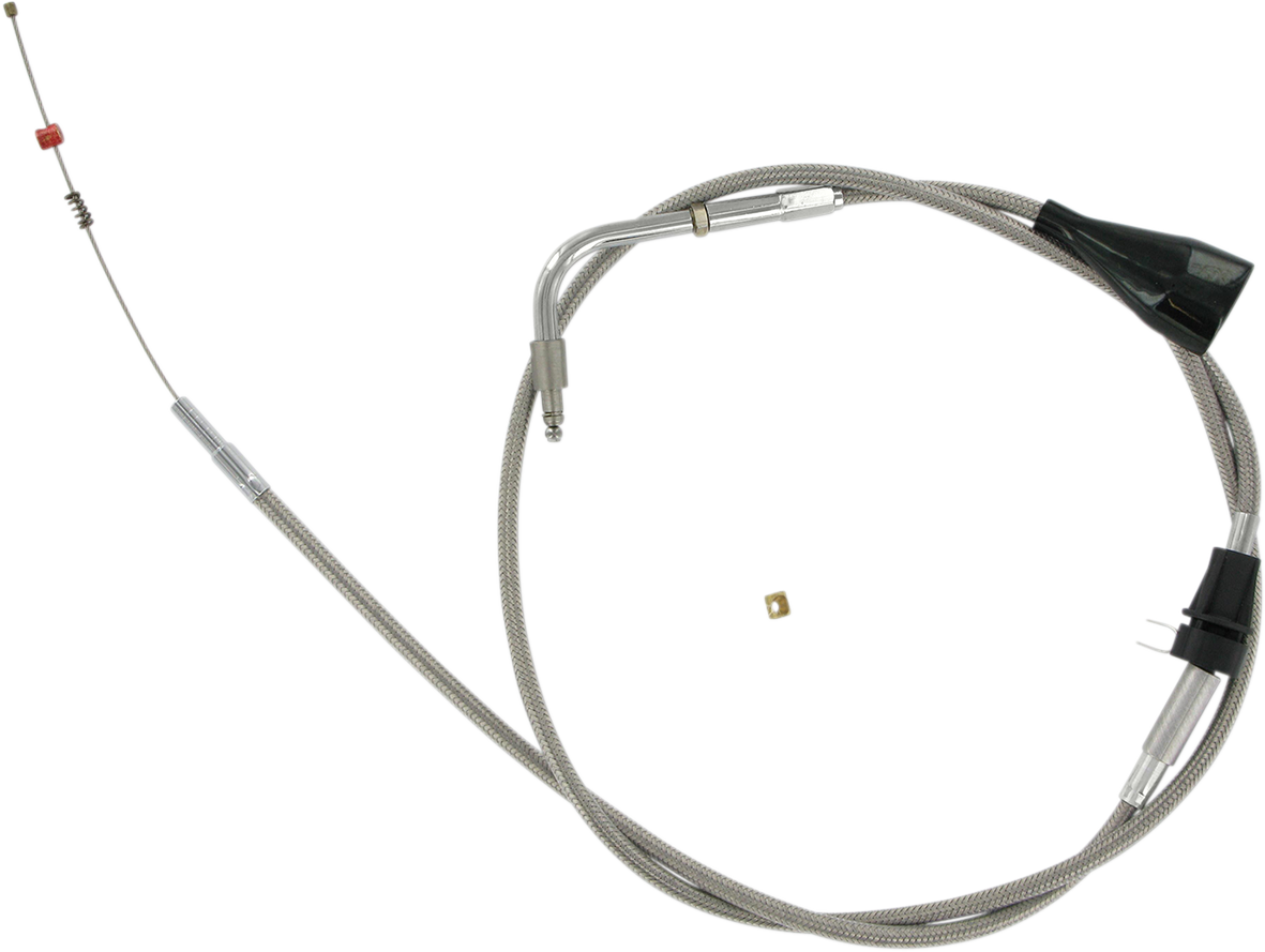 BARNETT Stainless Steel Idle Cable - Cruise / +6" / '02-'07 FLH DS-223577