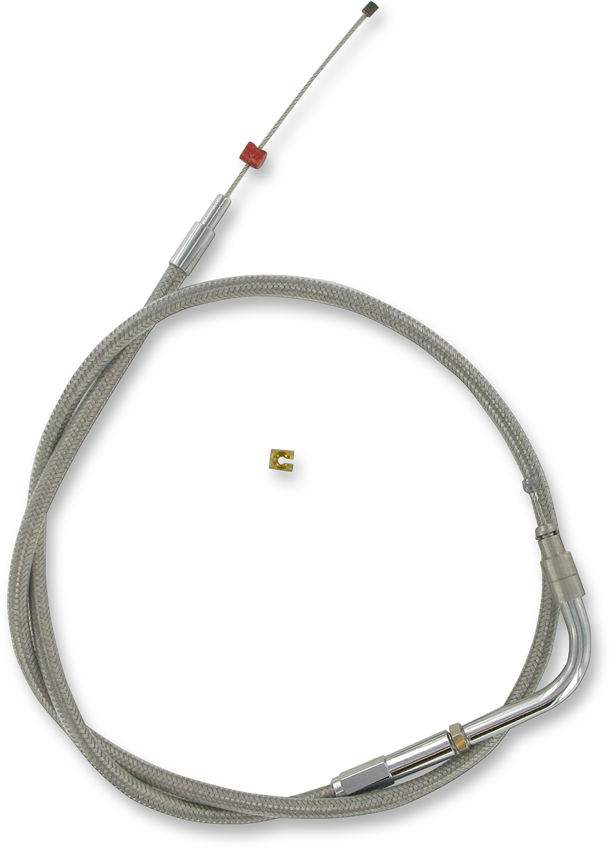 BARNETT Stainless Steel Throttle Cable - '00-'01 Sportster 0650-0845