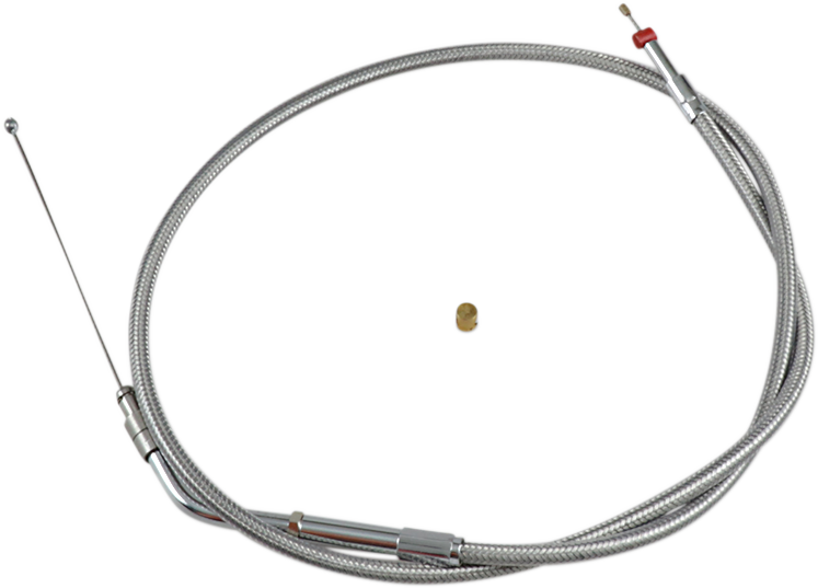 BARNETT Stainless Steel Throttle Cable - '07-'22 Sportster 0650-0849