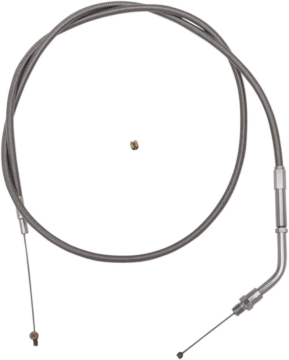 BARNETT Stainless Steel Throttle Cable - +6" / '88-'95 Sportster DS-224034