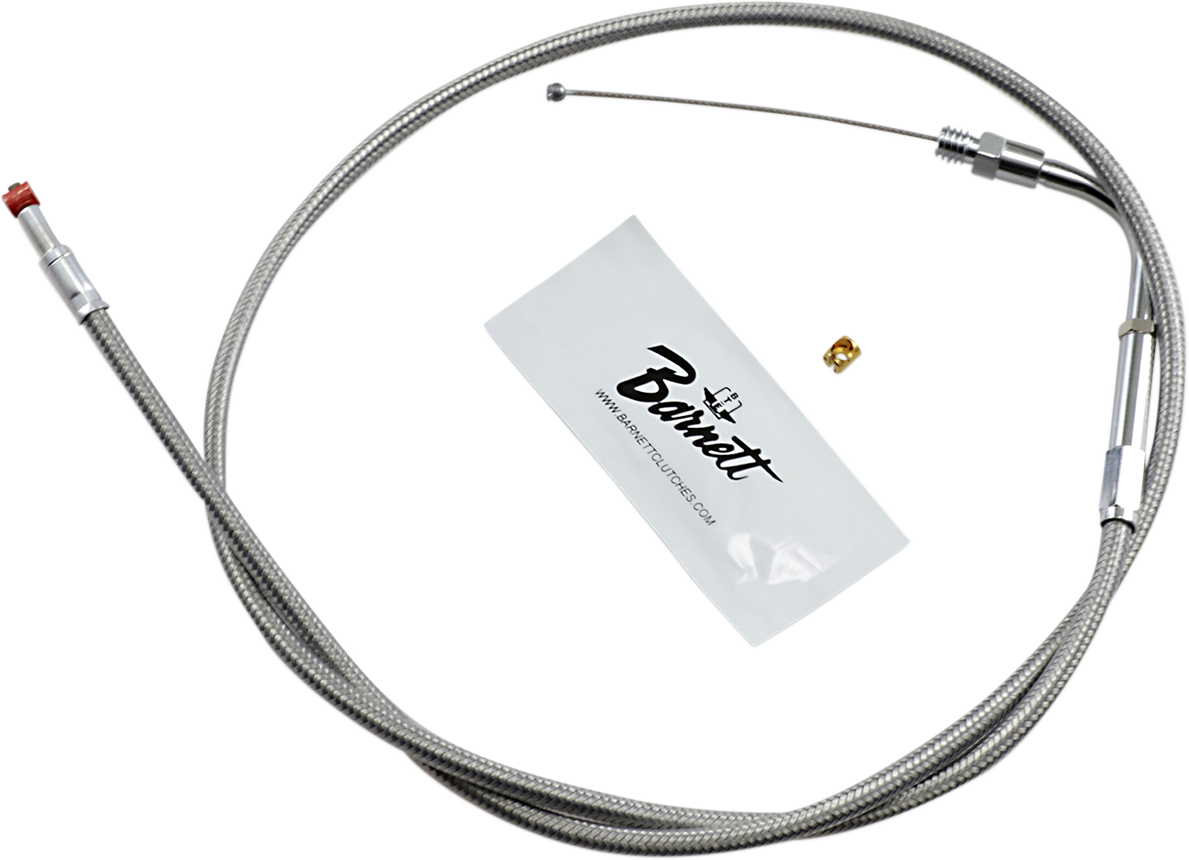 BARNETT Stainless Steel Throttle Cable - '88-'89 FXLR DS-224011