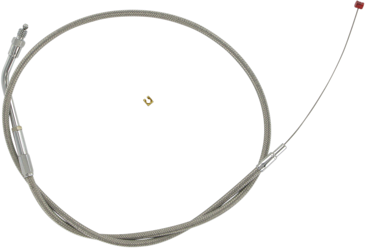 BARNETT Stainless Steel Throttle Cable - '88-'95 Sportster DS-224033