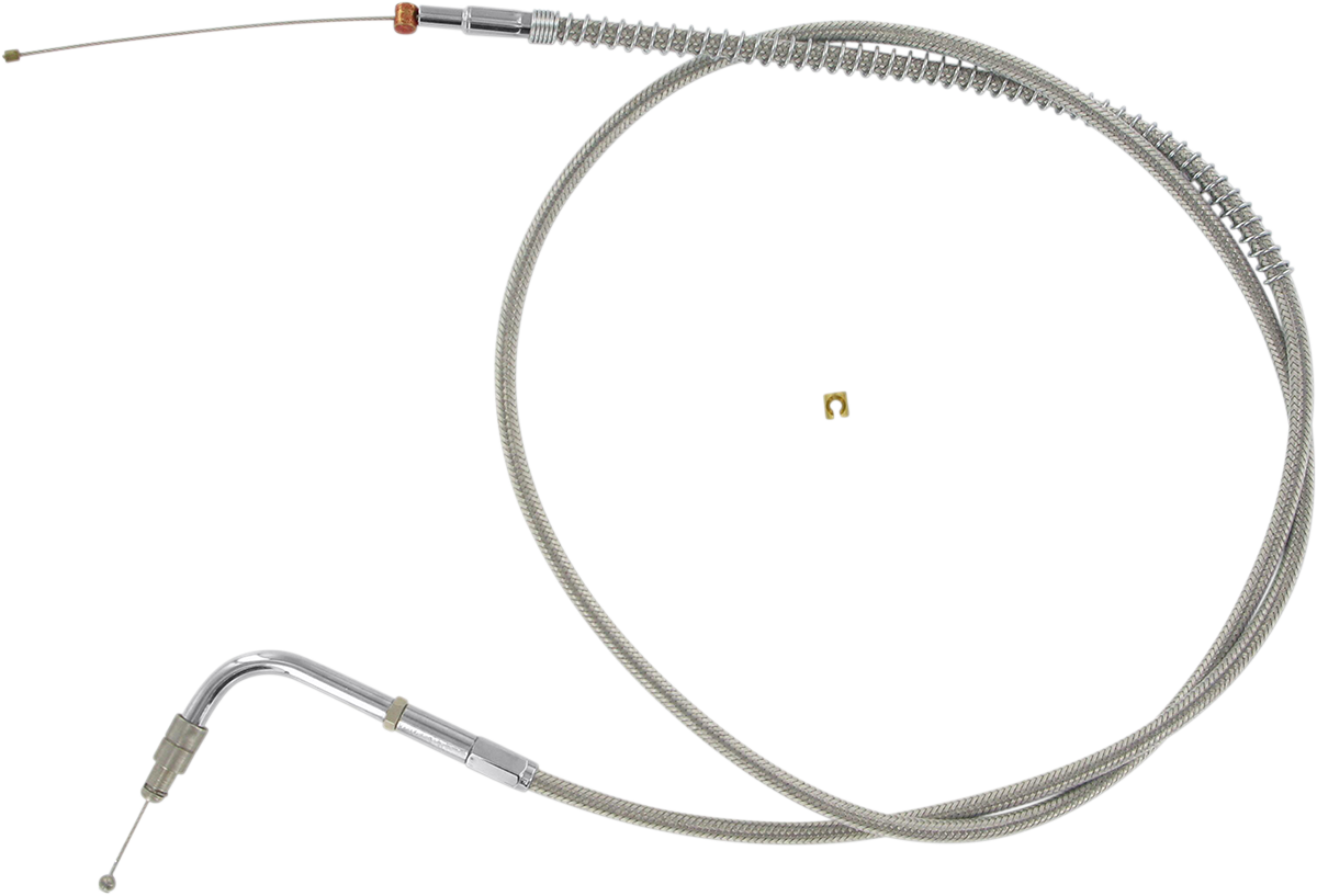 BARNETT Stainless Steel Throttle Cable - '96-'01 FLHR DS-223959