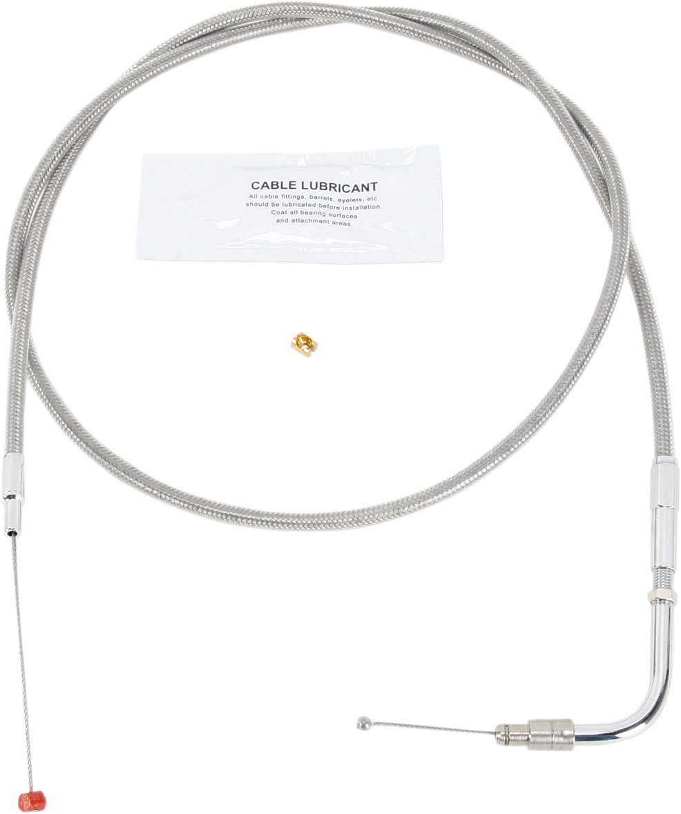BARNETT Stainless Steel Throttle Cable - '96-'01 Touring 0650-1040