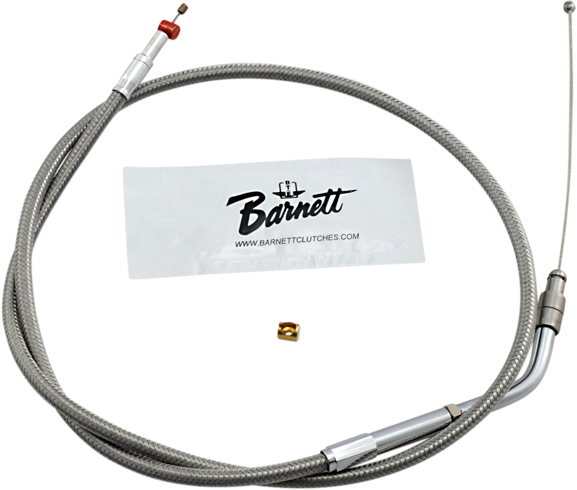 BARNETT Stainless Steel Throttle Cable - '96-'06 Sportster DS223417