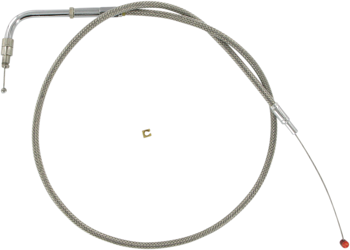 BARNETT Stainless Steel Throttle Cable - '99-'13 Softail DS-224083