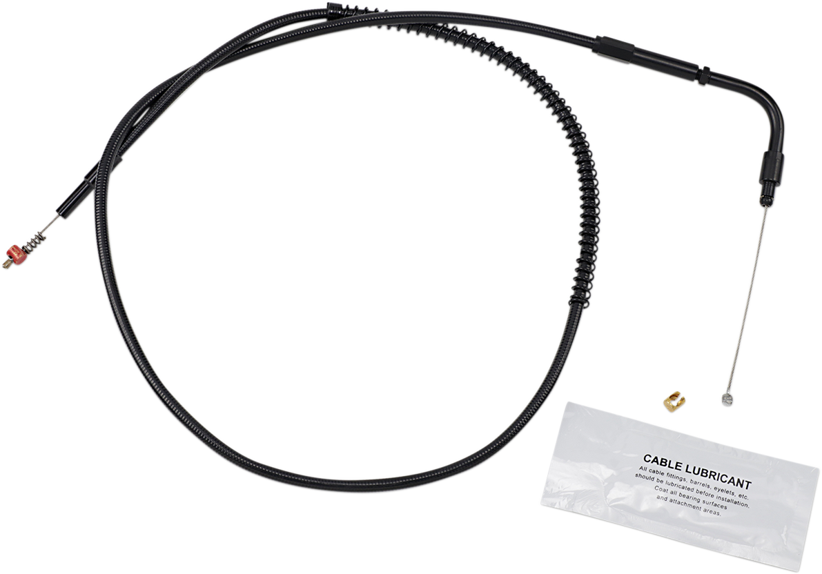 BARNETT Stealth Series Idle Cable - +3" / '06-'16 Dyna 0651-0583