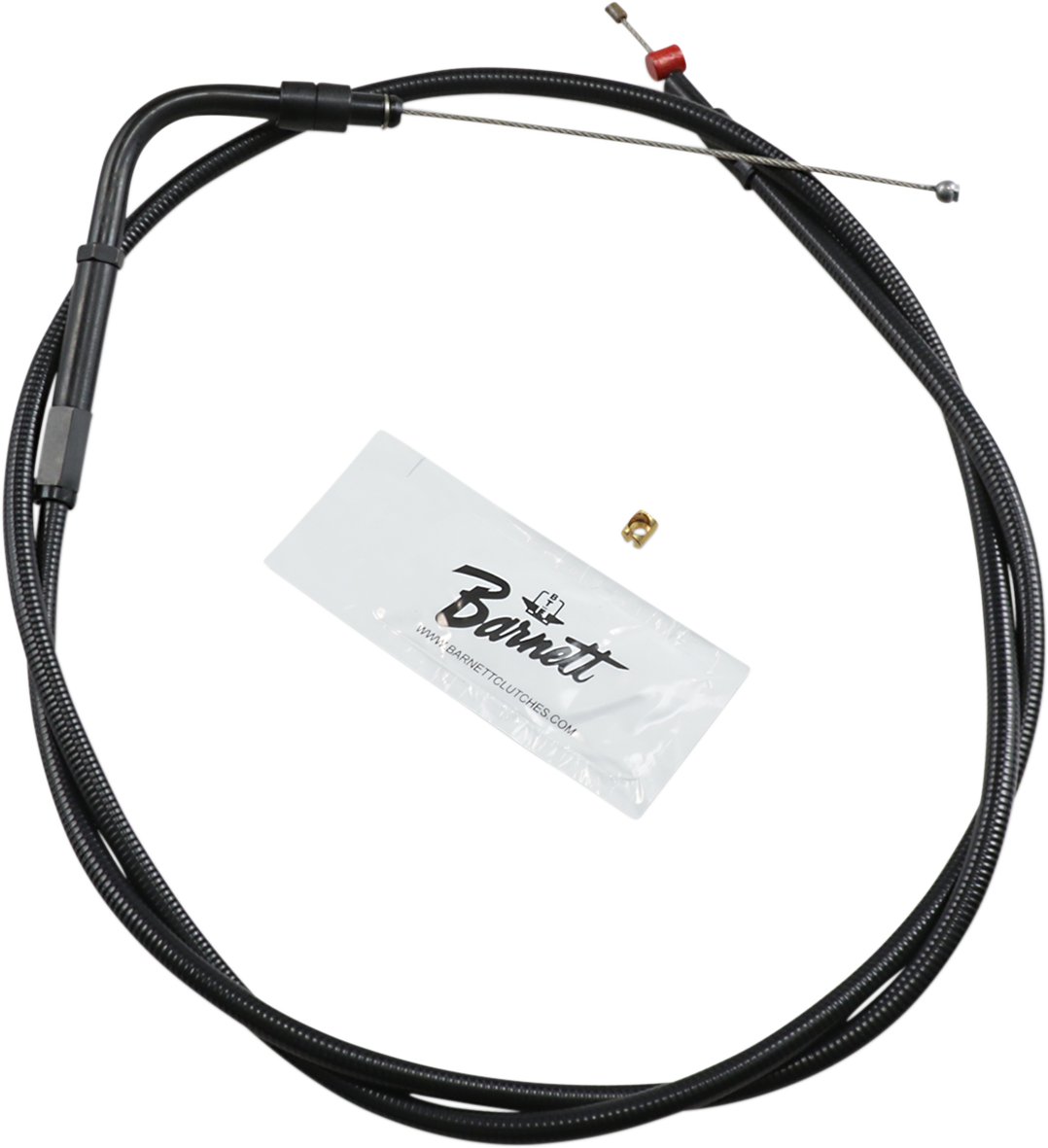 BARNETT Stealth Series Throttle Cable - +6" / Dyna/FXR/Softail 0650-0927