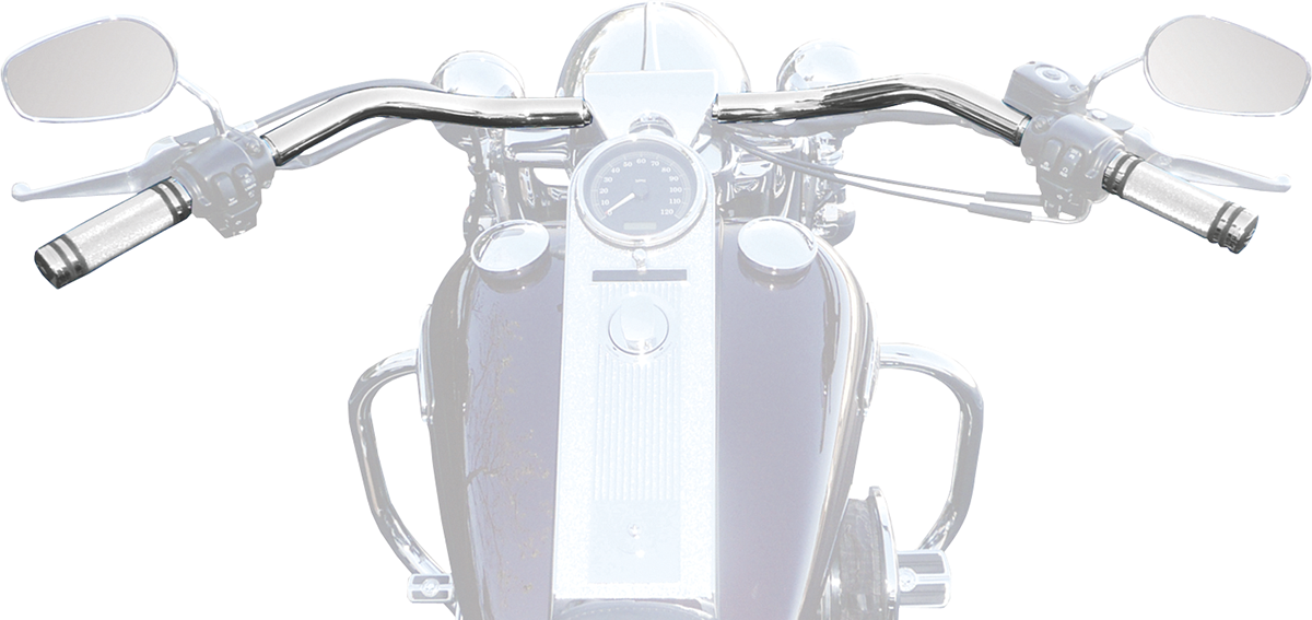 BARON 1-1/4" Big Johnson FL Handlebar - Chrome 0601-0996