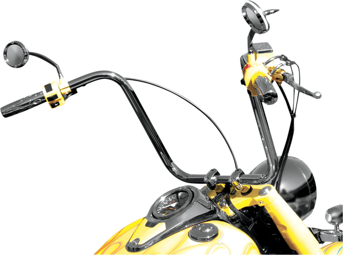 BARON 1-1/4" Kong Bar Handlebar - 16" / Chrome 0601-0997