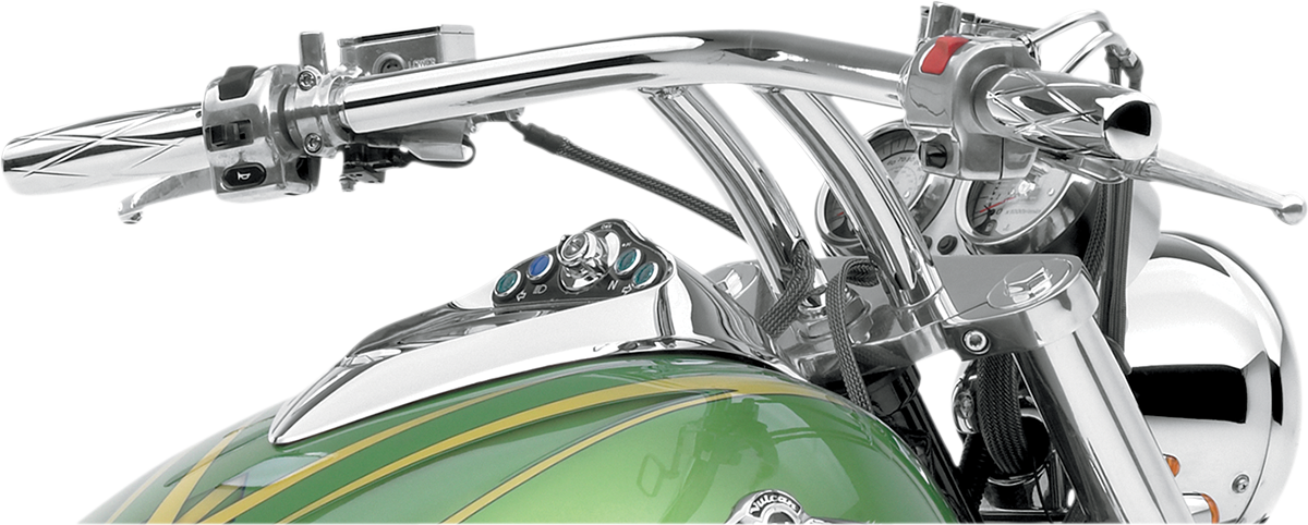 BARON 1-1/4" Radius Drag Bar - 6-1/4" / Chrome 0601-0999