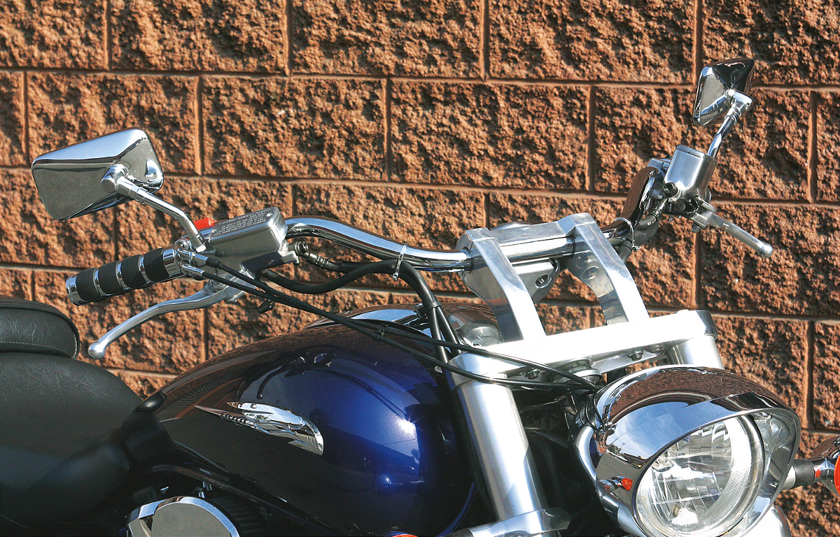 BARON 1" X-Bar Handlebar - Chrome 0601-1000