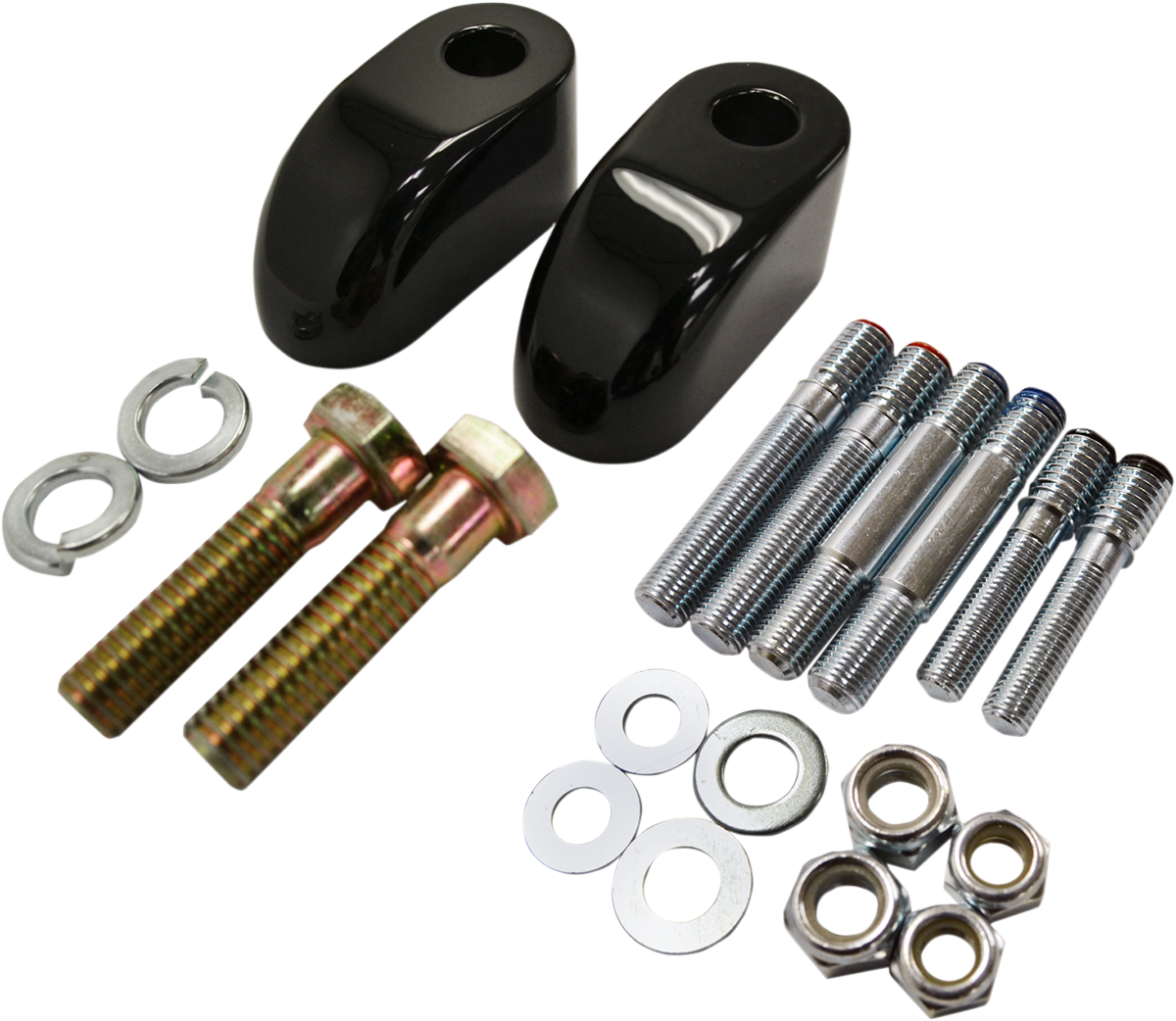 BARON Handlebar Riser Adapter/Extensions - Pullback / 1" / Black 0602-0694
