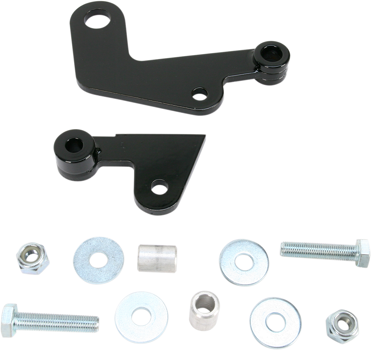BARON Shock Drop Bracket Lowering Kit - Rear / Lowers 1.50" / Black 1304-0188