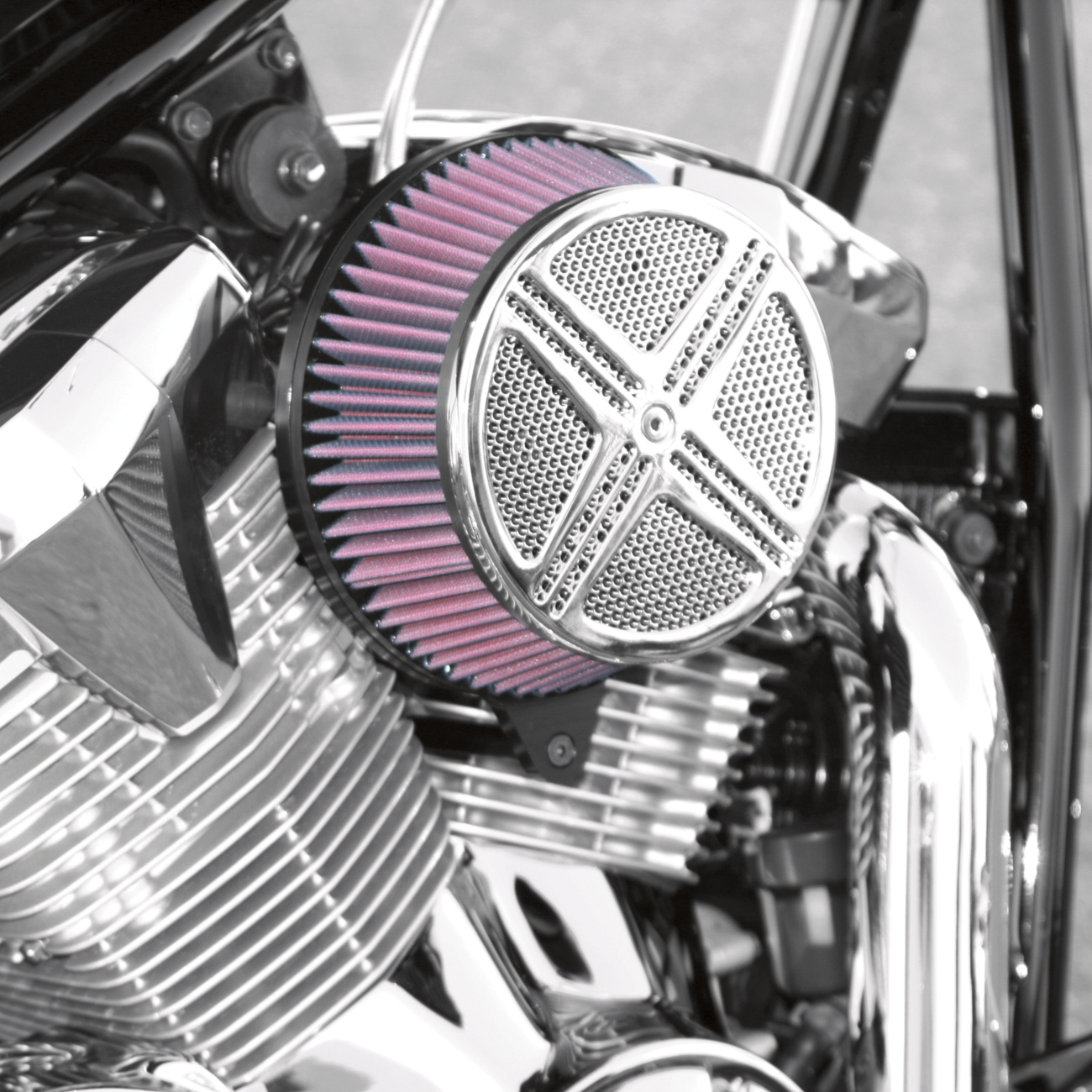 BARON xXx Big Air Kit - Chrome 1010-0752