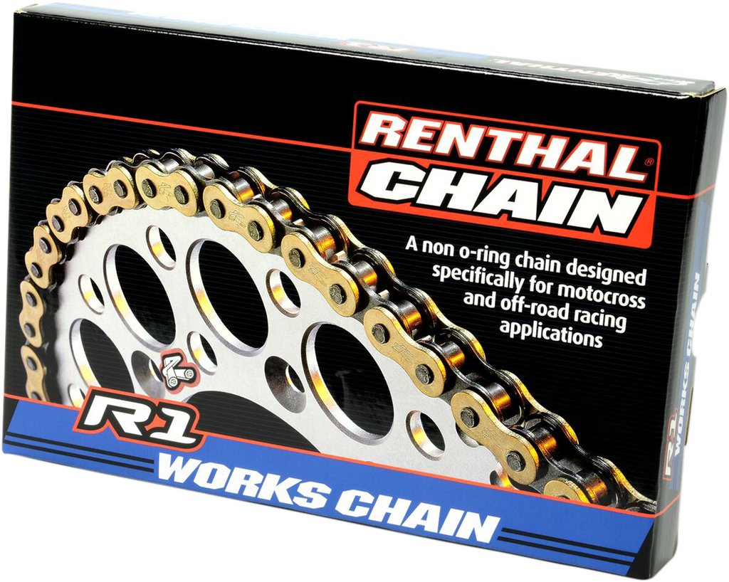 RENTHAL 415 R1 Works Chain - 415 R1 / Works Chain / 112 Links 1220-0413