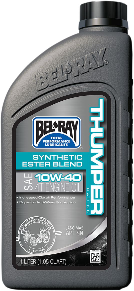 BEL-RAY Thumper Synthetic Blend 4T Oil - 10W-40 / 1L 3601-0141