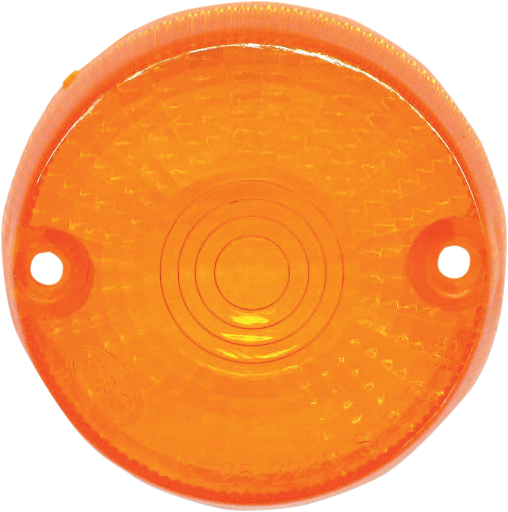 K&S TECHNOLOGIES Replacement Turn Signal Lenses - Replacement Turn Signal Lens / Amber 252230