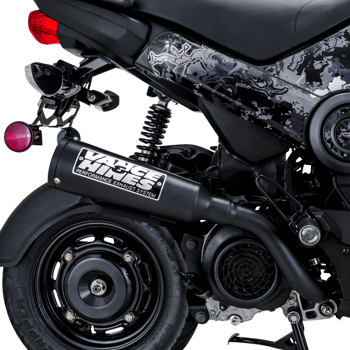 Vance & Hines HONDA 17-22 Navi Upswp Exh Black Slip-On Exhaust