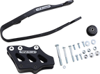 T.M. DESIGNWORKS Chain Guide and Slider Kit - Chain Guide/Slider / Black / Yamaha 1231-1390