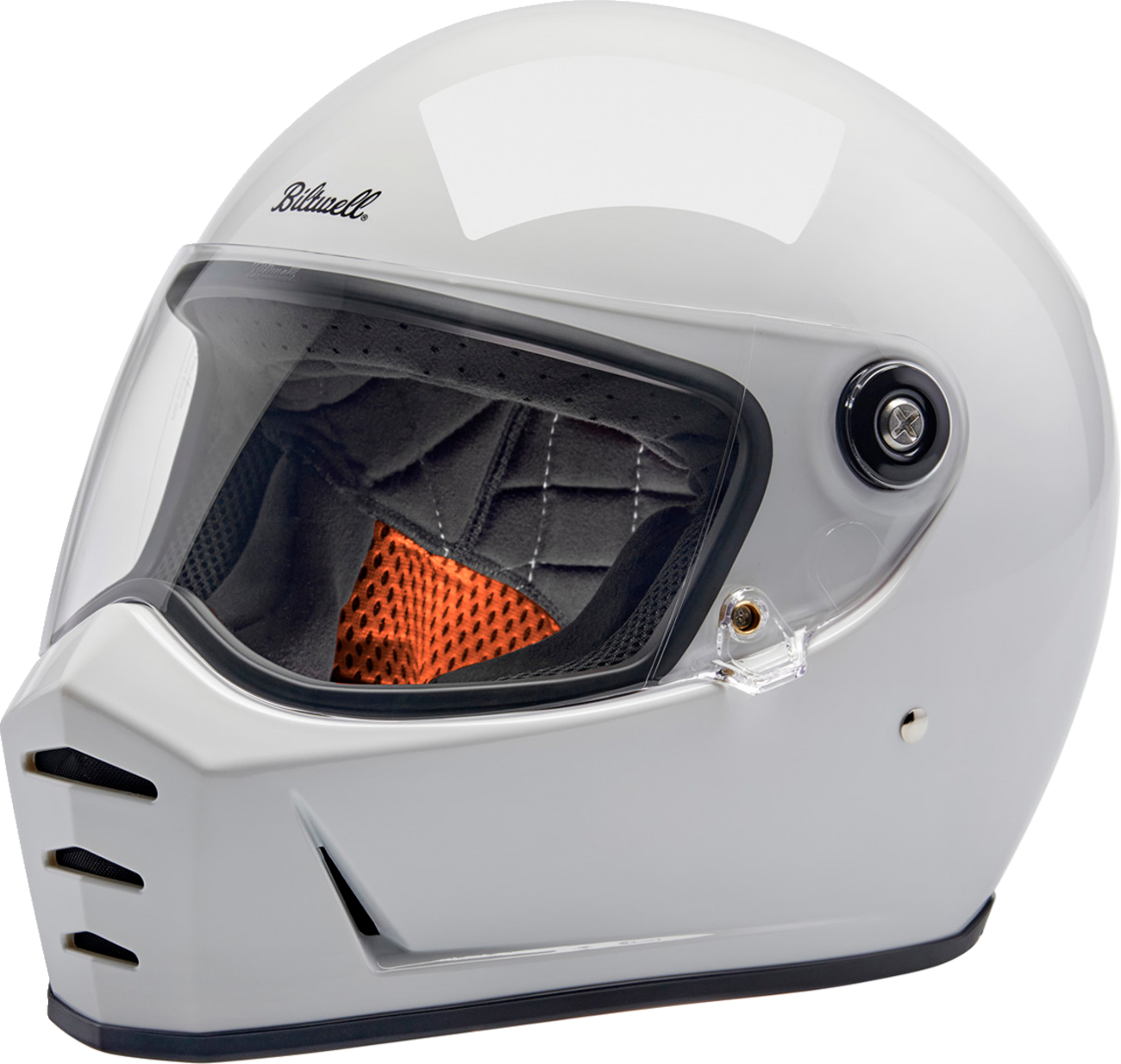 BILTWELL Lane Splitter Helmet - Gloss White / 2XL 0101-16697
