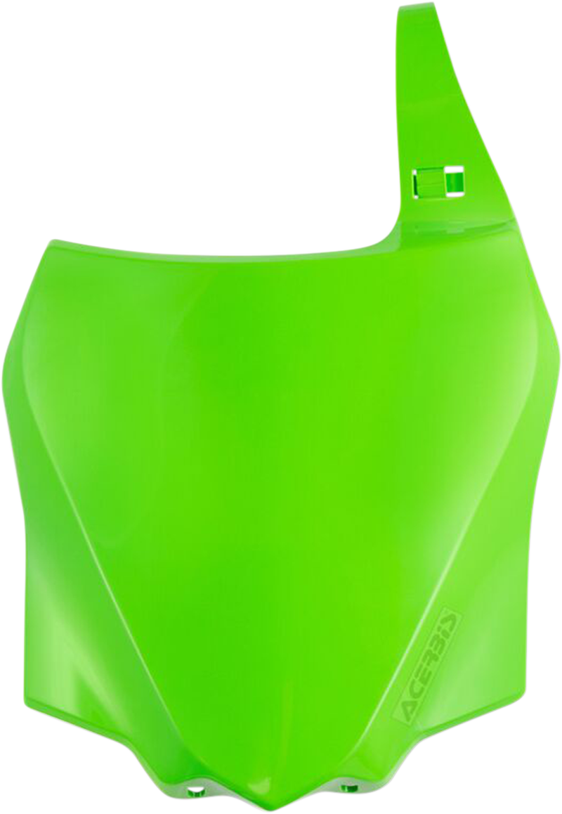ACERBIS Front Number Plate - Green 0520-1396