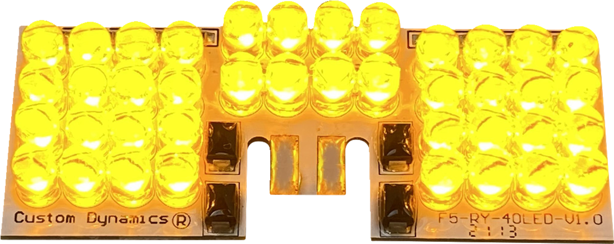 CUSTOM DYNAMICS LED Fender Tip Boards - Amber 2060-0276