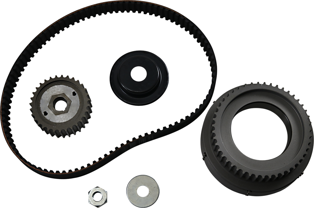 BELT DRIVES LTD. Belt Drive Kit - 1-1/2" / 11 mm / Kick Start / Taper Shaft / '41-'54 Big Twin DS-360109