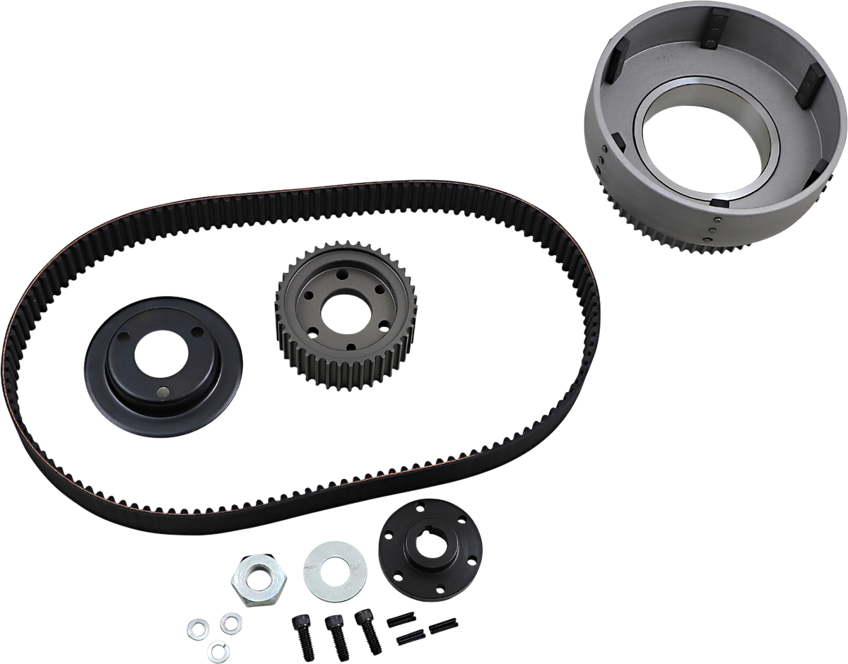 BELT DRIVES LTD. Belt Drive Kit - 1-1/2" / 8 mm / '41-'54 DS-360104