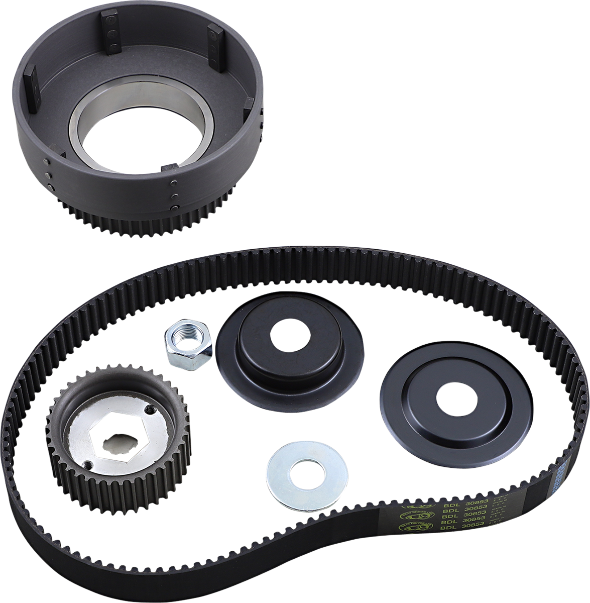 BELT DRIVES LTD. Belt Drive Kit - 1-1/2" / 8 mm / '55-'64 1120-0423