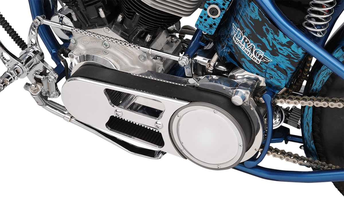 BELT DRIVES LTD. Open Belt Drive Kit - 2" / Polished 1120-0212