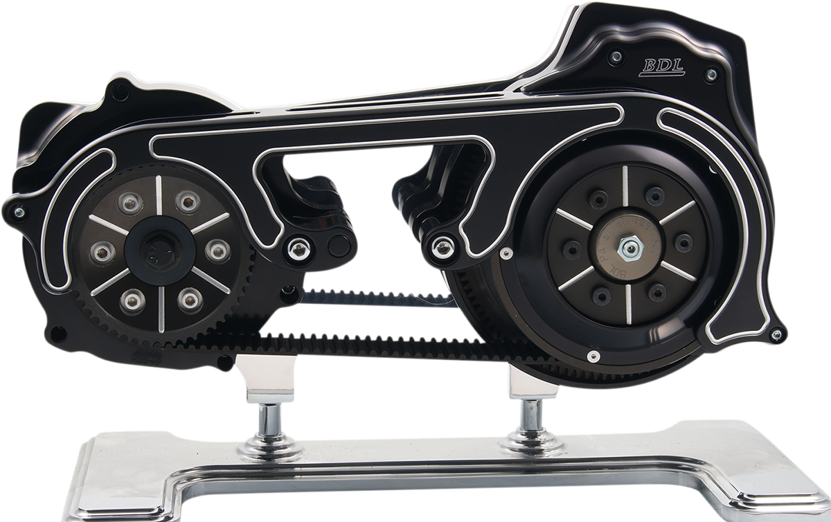 BELT DRIVES LTD. Open Belt Drive with Two-Piece Motor Plate - 2" / Black 1120-0434