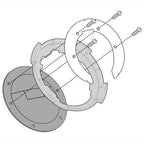 GIVI BF53 Tanklock Tank Ring for Husqvarna Svartpilen 701