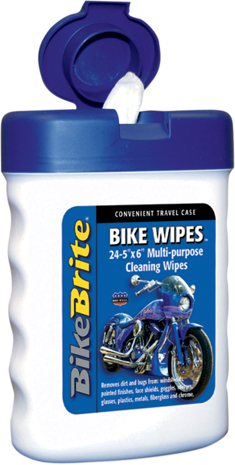BIKE BRITE Bike Wipes Travel Pack - MC-49000D