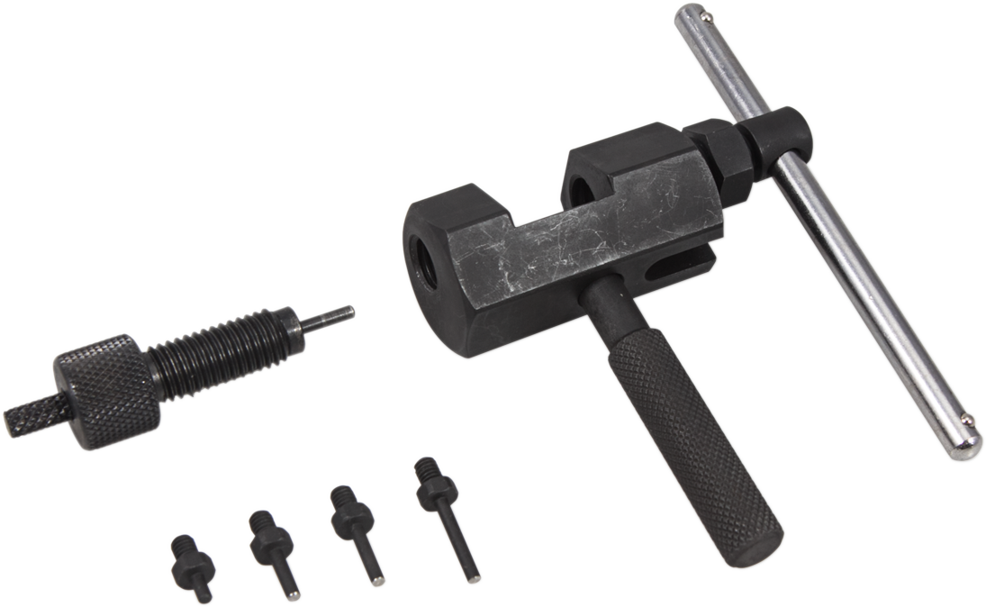 BIKESERVICE Cam Chain Breaker/ Riveting Tool - 3801-0376