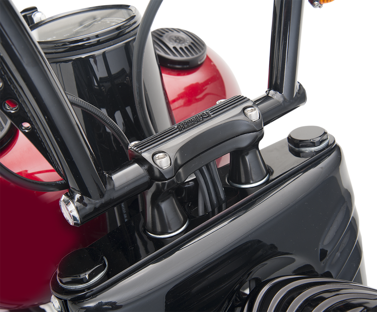 BILTWELL 2" Thunder Handlebar Risers - Black 0602-0570